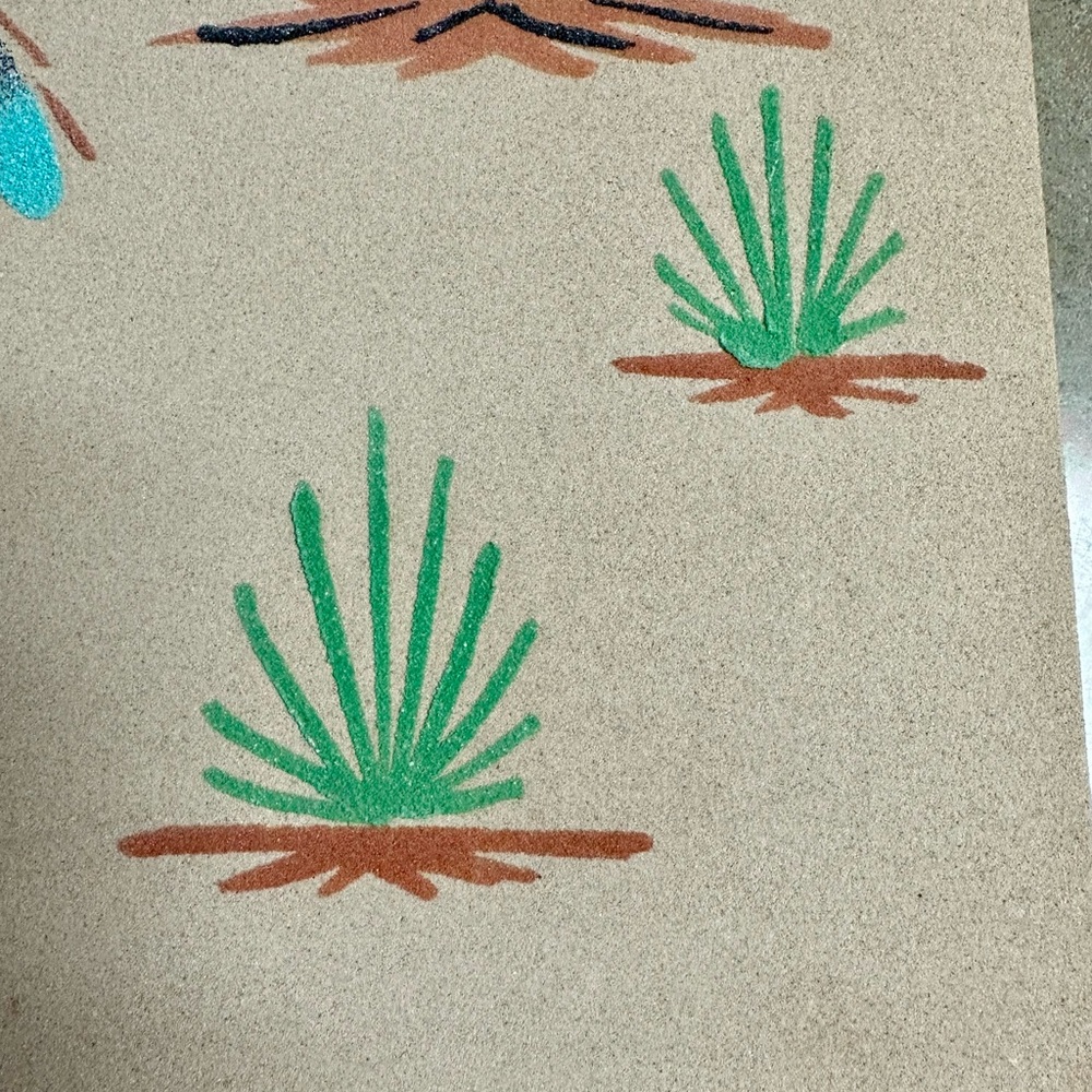 Native American Sand Art 12x12 Signed - Picture 5 of 8